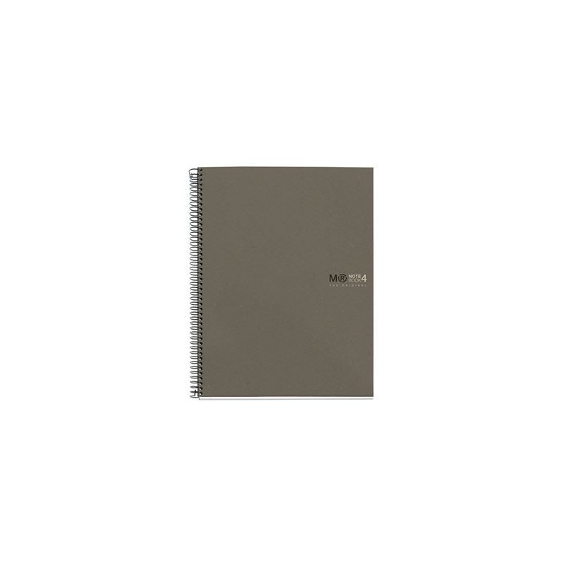 8193-CUADERNO 100% RECICLADO NB-4 A4 120HOJAS ECOGRIS MIQUELRIUS 6082