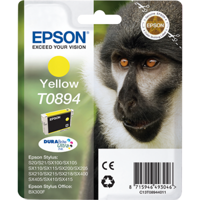 EPSON TINTA C13T08944011 AMARILLO STYLUS S20 X205