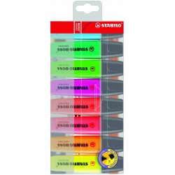 823-ESTUCHE 8 MARCADORES FLUORESCENTES BOSS TRAZO 2/5MM. SURTIDOS STABILO 70/8