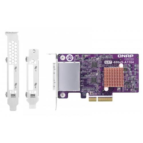 8366-QNAP QXP-800ES-A1164 tarjeta y adaptador de interfaz Interno Mini-SAS