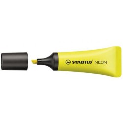 850-MARCADOR FLUORESCENTE NEON TRAZO 2/5MM. AMARILLO STABILO 72/24