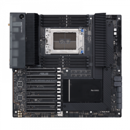 8505-PLACA ASUS PRO WS WRX80E-SAGE SE WIFI,AMD,sWRX8,WRX8,8DDR4,2048GB,4SATA3,X550-AT2 DUAL10GB+WIFI6+BT5.1,10USB3.2,3M.