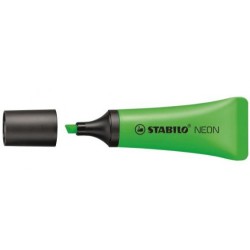 851-MARCADOR FLUORESCENTE NEON TRAZO 2/5MM. VERDE STABILO 72/33