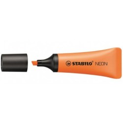 852-MARCADOR FLUORESCENTE NEON TRAZO 2/5MM. NARANJA STABILO 72/54