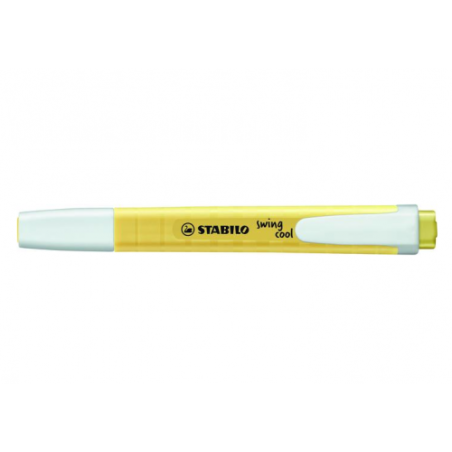 857-MARCADOR FLUORESCENTE SWING COOL PASTEL TRAZO 1/4MM. AMARILLO STABILO 275/144-8