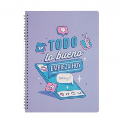 8633-LIBRETA - TODO LO BUENO EMPIEZA HOY MR WONDERFUL WOA11056ES