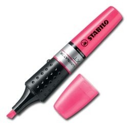 870-MARCADOR FLUORESCENTE LUMINATOR TRAZO 2/5MM. ROJO STABILO 71/40