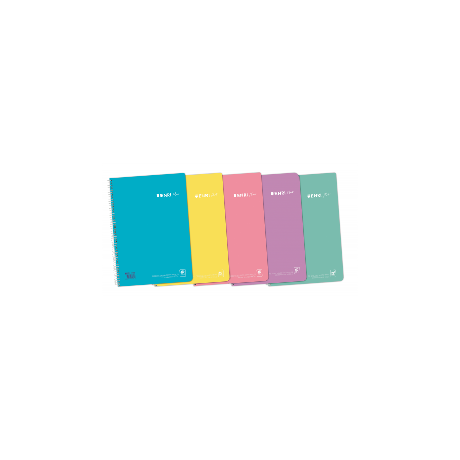 8728-CUADERNO ESPIRAL + TP 4o 80H 4X4 C/M - SURTIDO PASTEL ENRI 400150288 8728-CUADERNO ESPIRAL + TP 4o 80H 4X4 C/M - SURTIDO PASTEL ENRI 400150288