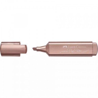 MARCADOR TEXTLINER METaLICO COLOR ORO ROSA FABER CASTELL 154626