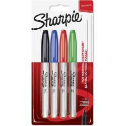 8878-FINE BLISTER 4 COLORES SURTIDOS CLASICOS SHARPIE 1985858