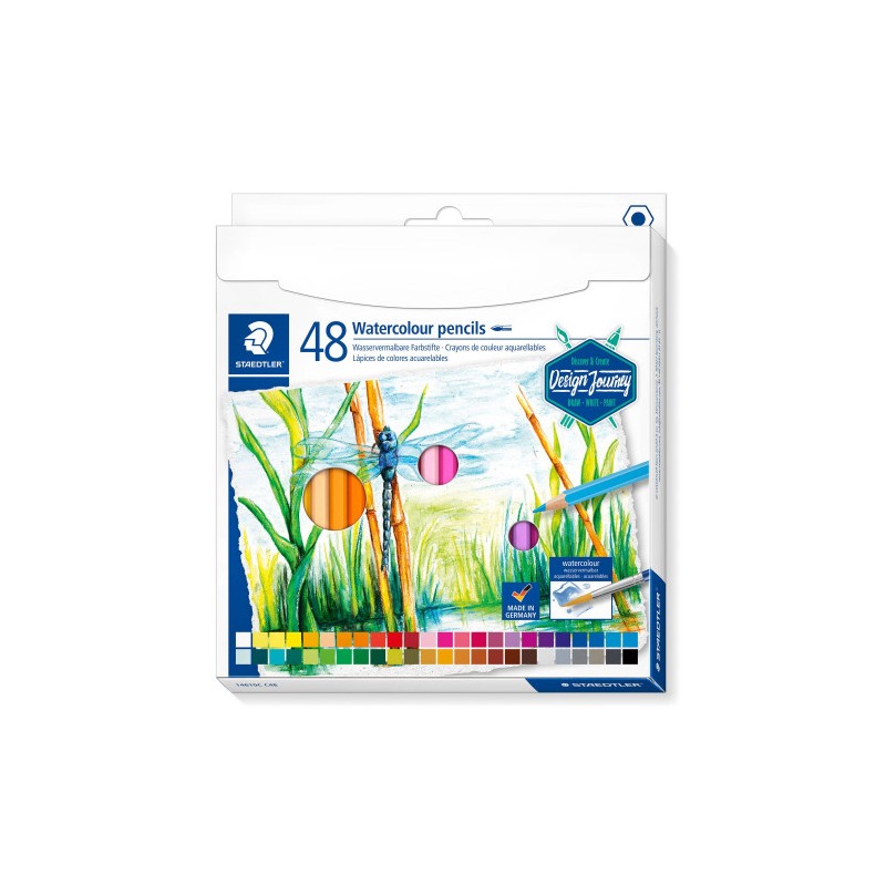 8890-LAPICES DE COLORES ACUARELABLES 146 10C, 48 PZAS STAEDTLER 14610C C48