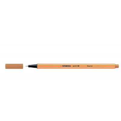 ROTULADOR PUNTA FINA POINT 88 04MM OCRE OSCURO STABILO 88 89