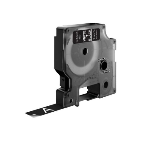 901-CINTA ROTULADORA D1 12MMX7M BLANCO/NEGRO DYMO S0720610