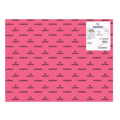 PACK 25 HOJAS CARTULINA IRIS 50X65 185G FUCSIA CANSON C200040226