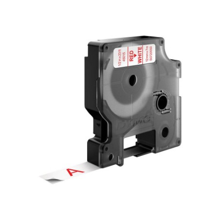 917-CINTA ROTULADORA D1 12MMX7M ROJO/BLANCO DYMO S0720550
