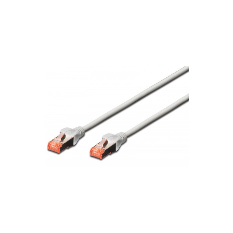 9184-Ewent EW-6SF-100 cable de red Gris 10 m Cat6 S/FTP (S-STP)