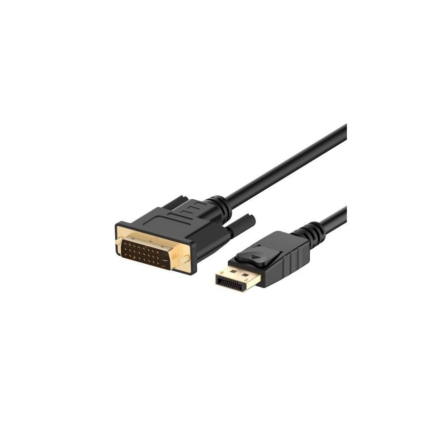 9207-Ewent EC1441 adaptador de cable de video 1,8 m DisplayPort DVI-D Negro 9207-Ewent EC1441 adaptador de cable de video 1,8 m DisplayPort DVI-D Negro