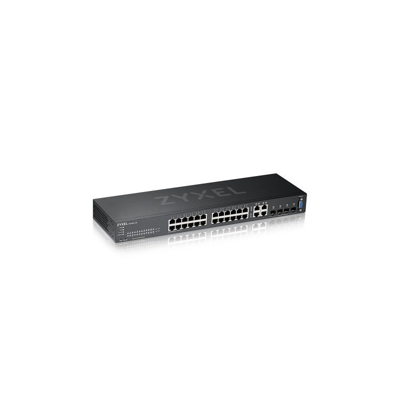 9258-Zyxel GS2220-28-EU0101F switch Gestionado L2 Gigabit Ethernet (10/100/1000) Negro 9258-Zyxel GS2220-28-EU0101F switch Gestionado L2 Gigabit Ethernet (10/100/1000) Negro