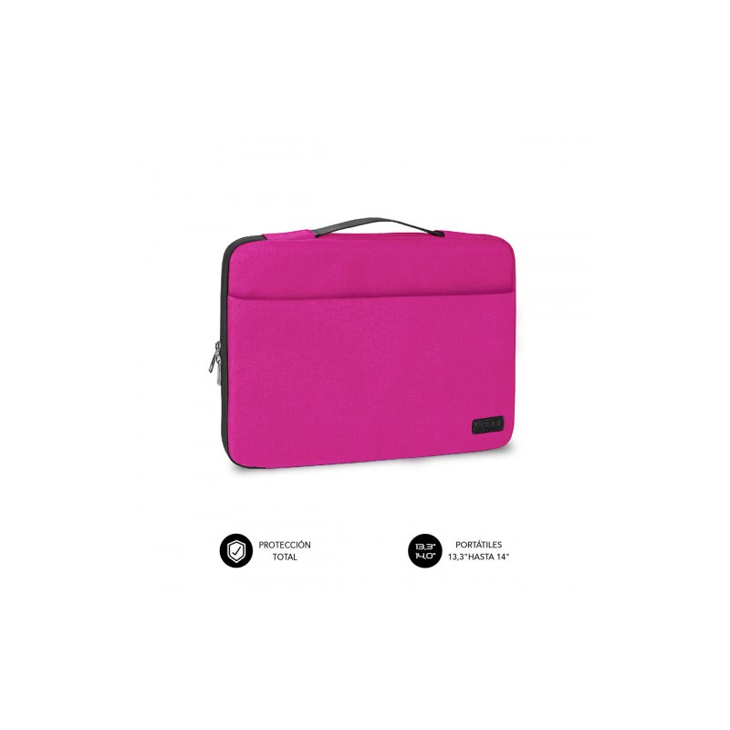 9298-SUBBLIM Funda Ordenador Elegant Laptop Sleeve 13,3-14" Pink 9298-SUBBLIM Funda Ordenador Elegant Laptop Sleeve 13,3-14" Pink