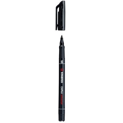 MARCADOR PERMANENTE PUNTA MEDIA OHPEN UNIVERSAL 1MM NEGRO STABILO 843 46