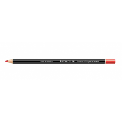 LAPIZ ESPECIAL LUMOCOLOR PERMANENT GLASOCHROM 108 20 ROJO STAEDTLER 108 20 2