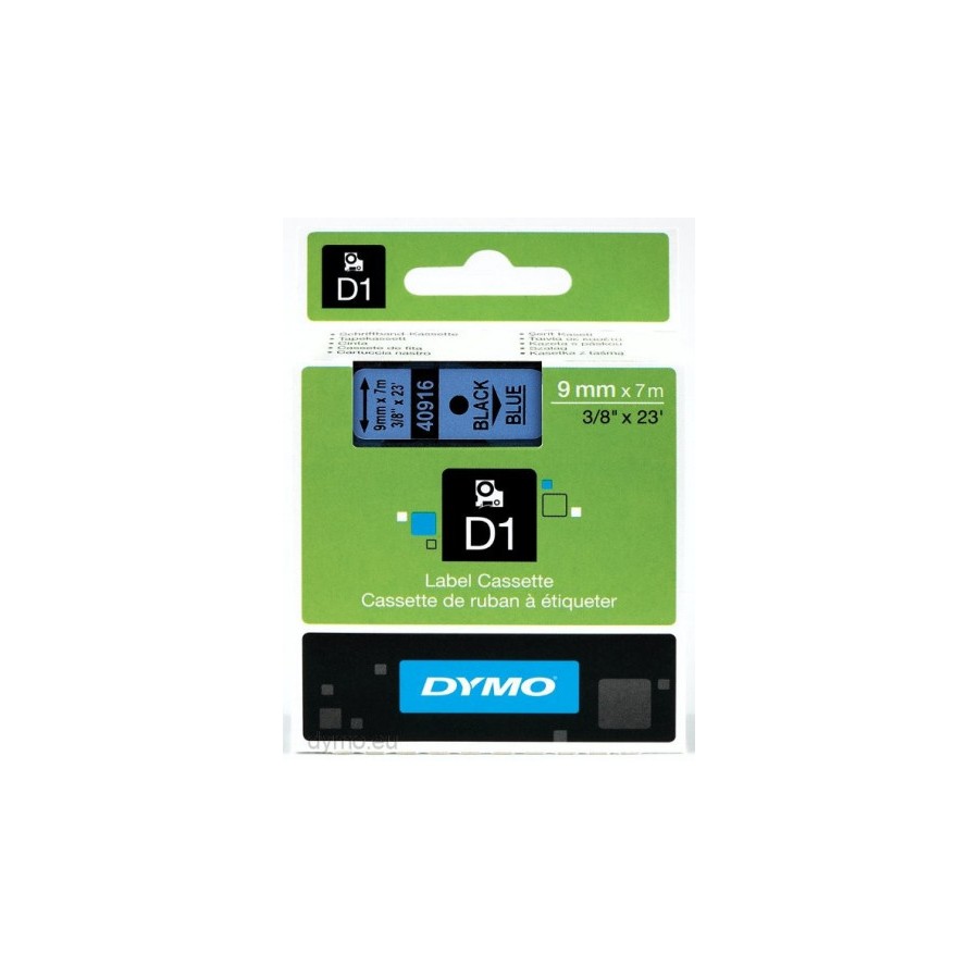 936-CINTA ROTULADORA D1 9MMX7M NEGRO/AZUL DYMO S0720710 936-CINTA ROTULADORA D1 9MMX7M NEGRO/AZUL DYMO S0720710