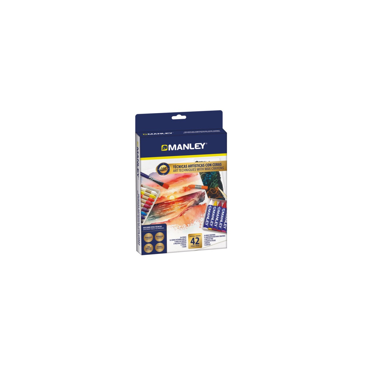 SET TECNICAS ARTISTICAS CON CERAS MANLEY MNC00110