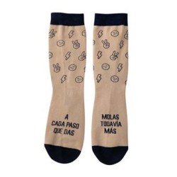 9665-CALCETINES TALLA UNICA -A CADA PASO QUE DAS, MOLAS TODAVIA MAS MR.WONDERFUL WOA11124ES