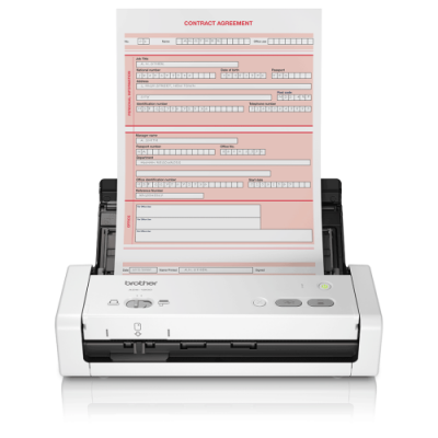 Brother ADS 1200 escaner Escaner con alimentador automatico de documentos ADF 600 x 600 DPI A4 Negro Blanco