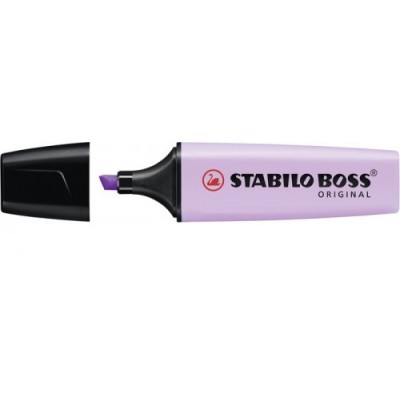 MARCADORFLUORESCENTE BOSS TRAZO 2 5MM VIOLETA PASTEL STABILO 70 155