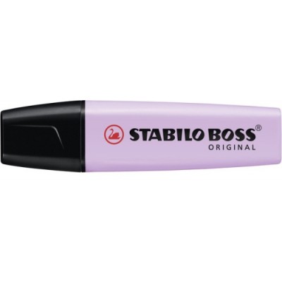 MARCADORFLUORESCENTE BOSS TRAZO 2 5MM VIOLETA PASTEL STABILO 70 155