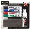 9812-KIT PIZARRA BLANCA (4 ROTULADORES, BORRADOR, SPRAY LIMPIADOR) NOBO 1903798